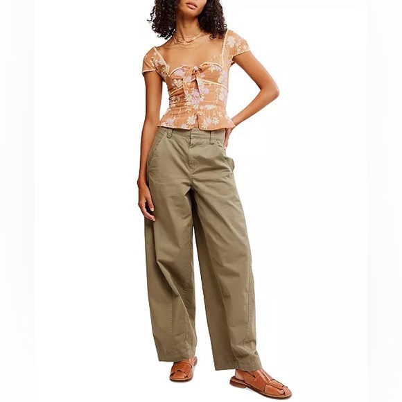 NWT Free People Call me Baby Blouse in Daisy size L - Picture 5 of 8